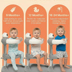 Baby Shower Stand with Built-in Seat | Baby Bath Stand Height-Adjustable Washing Stand for Toddlers | Soporte para Bañera con Asiento