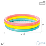 Intex Kiddie Pool - Kid's Summer Sunset Glow Design - 58" x 13"
