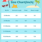babygoal Baby Boy Banana One Piece Rash Guard Swimsuit, Long Sleeves Full Body Zipper Toddler Rashguard Swimwear Bathing Suit 18-24 Months,YZFH06-18-24M-B