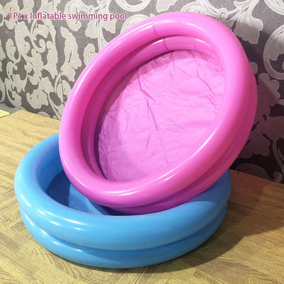 Inflatable Paddling Pool for 0-3 Years, Inflatable Swimming Pool, Family Pools for Kids, 2 Ring Inflatable- Paddling Pool Water Toys for Indoor Outdoor Pool(Blue)