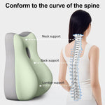 Butt Cushion for Couples Memory Foam Pregnancy Pillow Waterproof & Portable Cushion with Washable Cover for Intimacy Support Prone Pillow Adult Waist Cushions on Bed for Sitting Lying Dark Gr