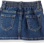 The Children's Place baby girls And Toddler Denim Skort Skirt, China Blue, 12-18 Months US