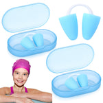 Relaxweex 2 Pcs Silicone Nose Clip for Swimming, Kids, Blue
