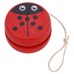 KooingTech Yoyo for Kids 3-4, Yo Yo Ball of Toy, Ladybug Yoyo Ball Wooden for Kids Toddler Cartoon Design, 2.36X2.36 in