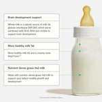 Bobbie Whole Milk, Grass Fed Infant Formula with Iron (PACK OF 4)