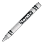 Crayola Metallic Silver Crayons, Bulk Crayons, 12 Count