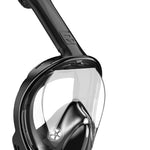 Kids Snorkel Mask Full Face, Snorkeling Gear for Kids 2-14 with Camera Mount, 180 Degree Panoramic View Snorkeling Set Anti-Fog Anti-Leak