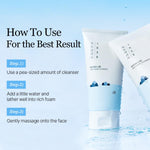 ROUND LAB 1025 Dokdo Cleanser 5.07 Fl Oz, Low pH Facial Cleanser for Sensitive Skin, Rich Soft Bubbles for Deep Cleansing and Makeup Removal, Hydrating Face Wash with Deep Sea Water, Korean Skin Care