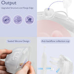 Breast Pump Hands Free K3 Updated,Wearable Breastfeeding Pump with Soft Double-Seal Flange,1800mAh Long Battery Life & LED Display, 3 Modes & 9 Levels Electric Breast Pumps Portable 15-24mm