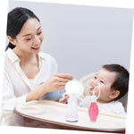 IWOWHERO Portable Manual Breast Pump Ergonomic Handheld Breast Milk Suction Pump with Detachable Design Made of Safe PP and Silicone Easy One-Hand Operation for Breastfeeding Moms The Go