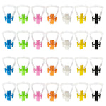 28 Pcs Swimming Nose Clip for Kids Age 7+ and Adults, 7 Colors
