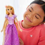 Disney Store Official Disney Princess Classic Doll (Rapunzel from Tangled), 11 Inches, Includes Brush with Molded Details, Fully Posable Toy in Classic Outfit - Disney Princess Toys for Girls