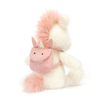 Jellycat Backpack Unicorn Stuffed Animal, 8.5" - Mythical Plush Toy - Classic Children's Gift