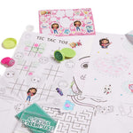 Innovative Designs DreamWorks Gabby’s Dollhouse Deluxe Activity Set with Carrying Tin, Coloring Sheets, Tattoos, Stickers, & Art Supplies