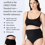 Bodily The All-In Panty, Maternity, Postpartum & C-Section Underwear, High Waisted, Soft, Stretchy & Comfortable for Pregnancy & Postpartum (Small, 3pk, Black)