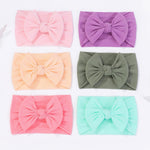 ALinmo 25PCS Baby Nylon Headbands Soft Hairbands Hair Bow Elastics for Baby Girls Newborn Infant Toddlers Kids