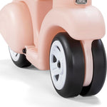 Step2 Ride Along Scooter Kids Push Car, Foot Powered Ride On Toy, Practice Balance with 4 Wheels, Made of Durable Plastic, Max Weight 40 lbs., For Toddlers 1.5-4 Years Old, Rose Pink