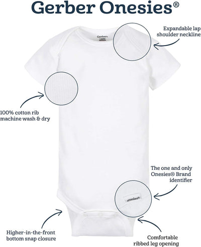 Onesies Brand unisex-baby 8-pack Short Sleeve Mix & Match Bodysuits