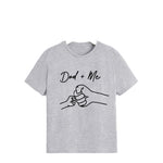 Toddler Baby Girls Boys Father's Funny T Shirt Tops Kids Short Sleeve Cute Graphic Casual Crewneck (Grey, 12-18 Months)