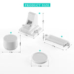 Vmaisi Magnetic Cabinet Locks for Babies (Stardand, Unit Count 4)