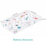 Letmxiu Premium 5" Crib Mattress and Toddler Mattress, Dual-Sided and Firm, Hypoallergenic Crib Mattress, Fits Standard Crib and Toddler Bed