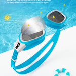 OMID Kids Swim Goggles, P2mini Polarized Swimming Goggles Comfortable for Age 6-14