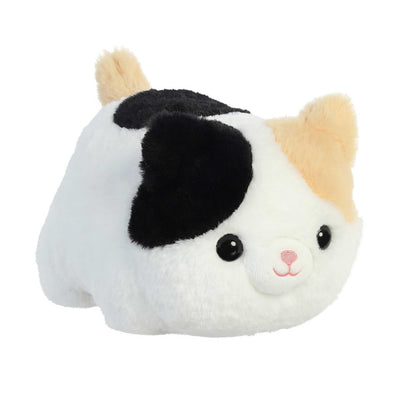 Aurora® Adorable Spudsters™ Callie Cat Stuffed Animal - Round Shape Makes for Comforting Cuddles - Perfect for Kids All Ages and Animal Loving Adults - Multicolor 10 Inches