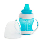 Munchkin® Gentle™ Transition Sippy Trainer Cup, 4 Ounce, 2 Pack, Blue