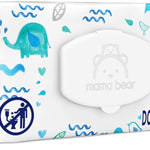 Amazon Brand - Mama Bear 99% Water Based Baby Wipes, Hypoallergenic for Sensitive Skin, Fragrance Free, 432 Count (6 Packs of 72)