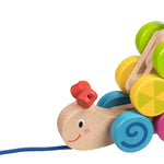 Ziehtier Raupe: L = 33 cm, Holz, per Stück