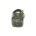 OshKosh B'Gosh Boys Rivar Sandal, Olive/Lime