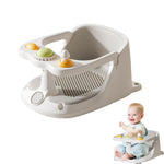 [Mokcoliy]【 Baby Bath Chair】 Anti-Slip PVC Bathtub with Secure Suction | Toddler Shower 6M+ | Multifunctional Bathing Aid for Families + Fun Dolphin Design & Packaging