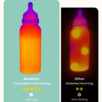Grownsy Bottle Warmer, Baby Bottle Warmer Fast for Breastmilk & Formula, Accurate Temperature Control, Milk Warmer for All Bottles with Thaw, Sterilizing, Keep Warm, Heat Food