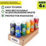 Crayola Washable Finger Paints (6ct), Toddler Paint Set, Nontoxic Finger Paint for Kids, Arts & Crafts Supplies for Toddlers, Easter Basket Stuffer & Gifts [Amazon Exclusive]