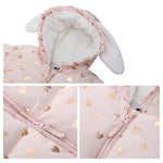 Rokka&Rolla Baby Girls' Water-Resistant Soft Mini Fur Lined Puffer Jacket Winter Coat for Newborn Infant Toddler
