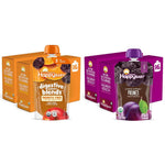HappyBaby digestive support blends packaging on a white background
