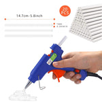 Glue Gun and Sticks Set, Hot Melt Glue Gun Mini for Crafts with 20 Pcs Glue Sticks, Small Hot Glue Guns with Hardshell Carrying Case for School DIY Arts, Craft