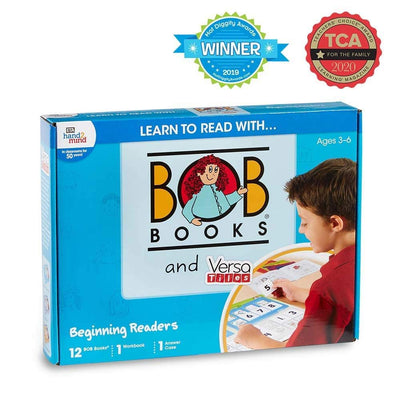 hand2mind Bob Books & Versatiles Beginning Readers Set, First Reader Books, Learn to Read, Phonemic Awareness & Phonics Workbook, Toddler Learning Activities, Kindergarten Homeschool Supplies
