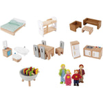 Hape Doll Family Mansion| Award Winning 10 Bedroom Doll House, Wooden Play Mansion with Accessories for Ages 3+ Years