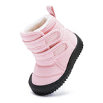 BMCiTYBM Baby Snow Boots Boys Girls Winter Infant Shoes Anti-Slip 6 9 12 18 24 Months Faux Fur Pink Size 12-18 Months Toddler