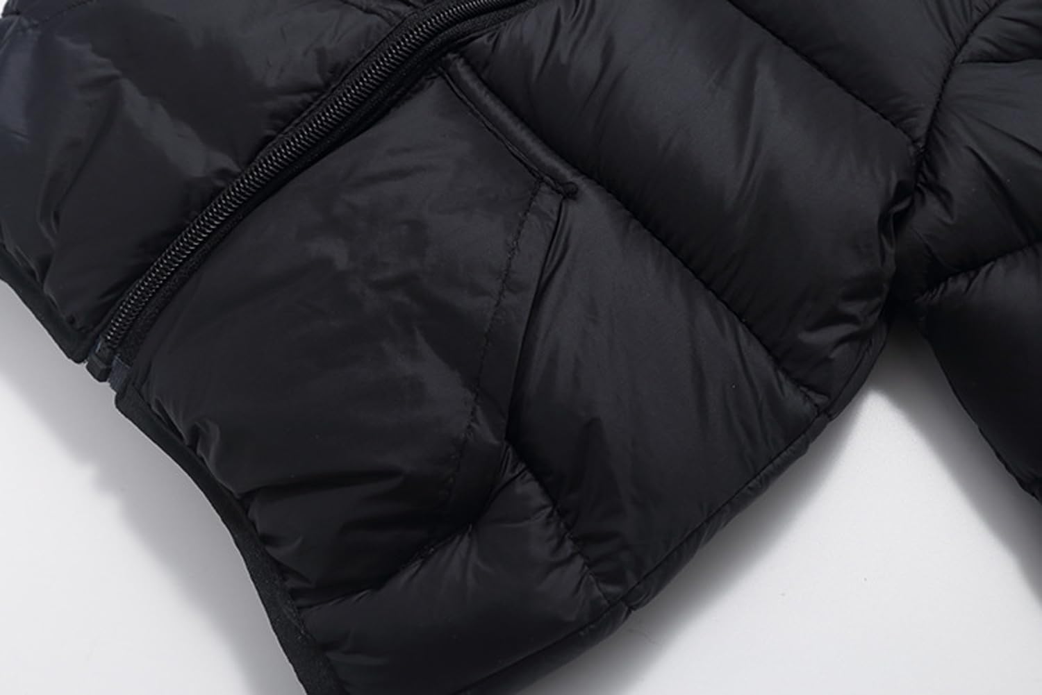 Baby Hooded Down Jackets Coat Light Boy Coats Toddler Bear Ears Zipper Up Down Coats Outwear 6M-4T