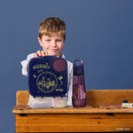 b.box Harry Potter Lunch Box for Big Eaters All Ages - 8.5 Cup Leak Proof Bento Box with 4 Compartments, School Lunch Container with Ice Pack, Dishwasher Safe, BPA-Free, PFAS-Free