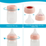 Silicone Nipple (S) for Spectra Baby Bottles, Slow Flow, 0m+, 4 Count