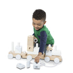 Wooden Jumbo Stacking Train (Natural)
