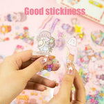 10Pcs Cute Cartoon Patterns DIY Notebook Decoration Scrapbook Stickers Water Cup Stickers Decor