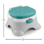 Fisher-Price™ 3-in-1 Toddler Toilet Training Potty Chair and Step Stool, with Removable Toilet Ring