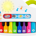 Fisher-Price Baby Toy Laugh & Learn Silly Sounds Light-Up Piano Musical Instrument with Learning Songs for Infants Ages 6+ Months