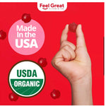 Organic Kids Apple Cider Vinegar Gummies by Feel Great Vitamins | Rich in Digestive Enzymes & Natural Antioxidants for Gut Health | Kids Gummy Supports Healthy Nutrient Absorption | 60 Day Supply