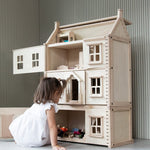 Plan Toys Victorian Dollhouse Accessosry - Basement Floor (7338)| Sustainably Made from Rubberwood and Non-Toxic Paints and Dyes