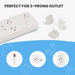 32 Pack Outlet Covers Baby Proofing, Socket Covers with Hidden Pull Handle, Child Safety Outlet Covers